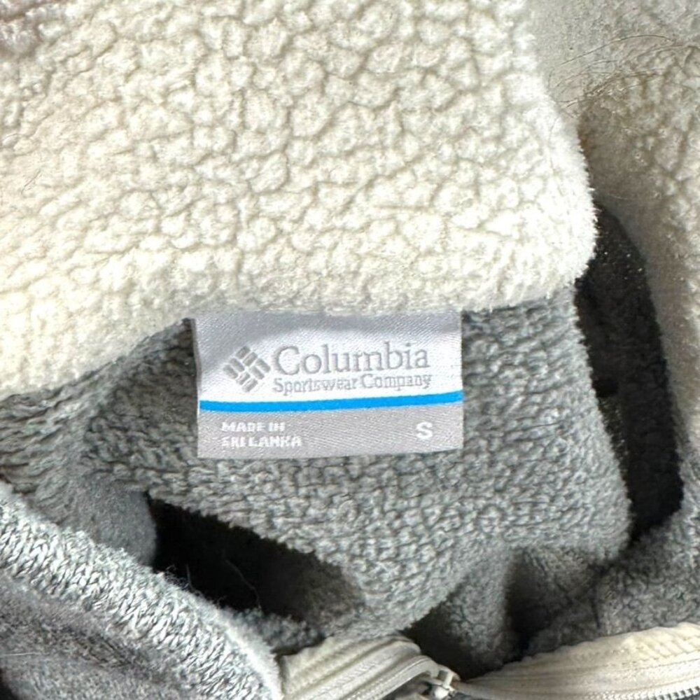 Columbia Gray Full Zip Fleece Gray Size Small - Picture 2 of 7